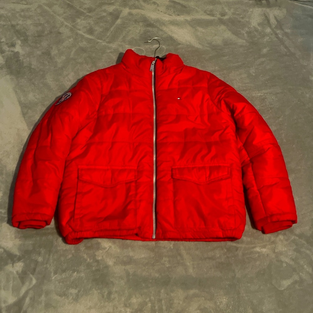 Tommy Hilfiger Red Puffer Size Large 14-16